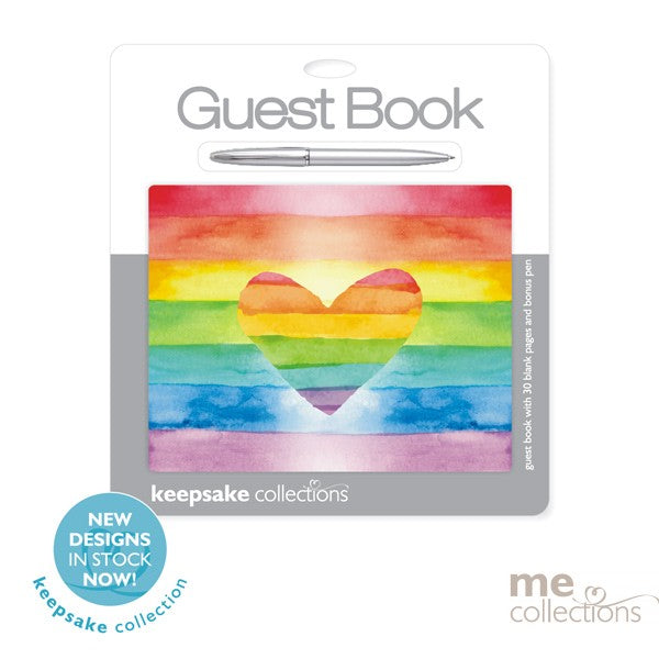 Rainbow Love Heart Hang Sell Guest Book Rainbow Love Heart Hang Sell Guest Book